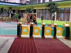 幼兒園定制測(cè)溫人臉識(shí)別閘機(jī)安裝案例